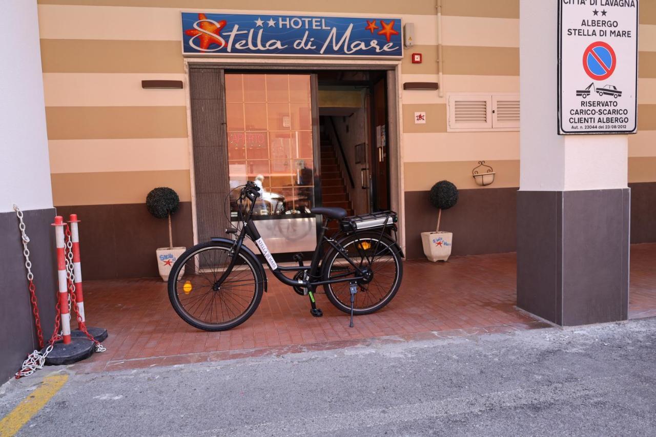 Albergo Stella Di Mare Lavagna Bagian luar foto