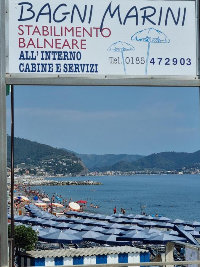 Albergo Stella Di Mare Lavagna Bagian luar foto